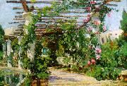 Colin Campbell Cooper Summer Verandah oil painting